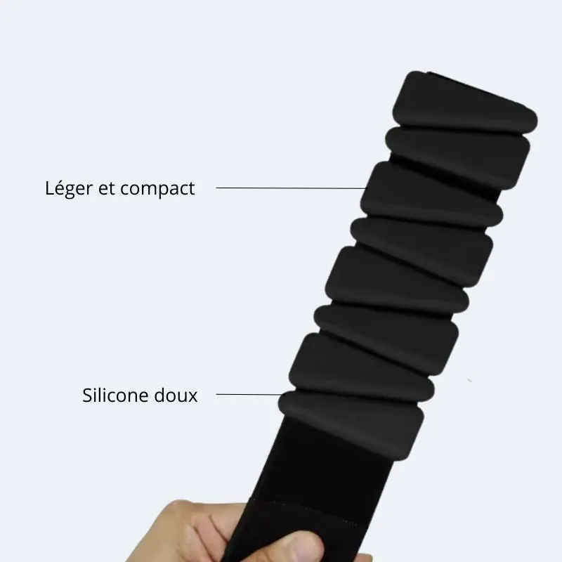 Bracelets lestés Pilates pour chevilles et poignets, vue 2