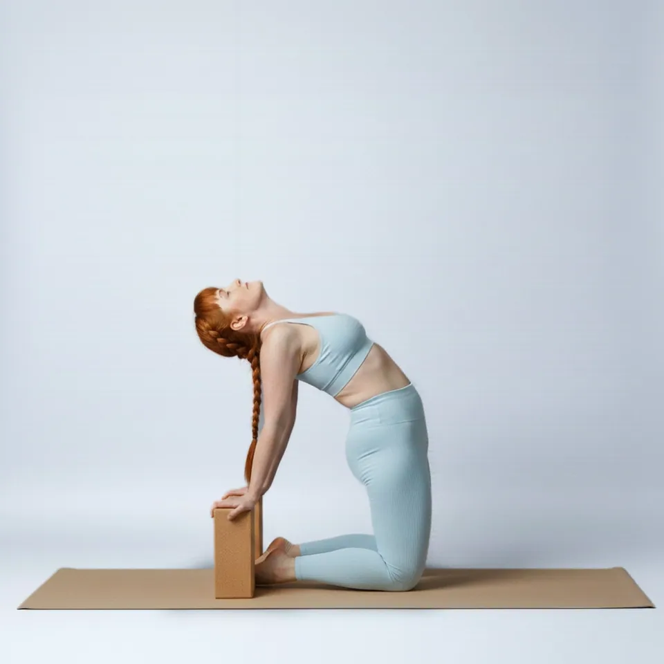 Brique de yoga en liège naturel pour yoga et Pilates, vue 5