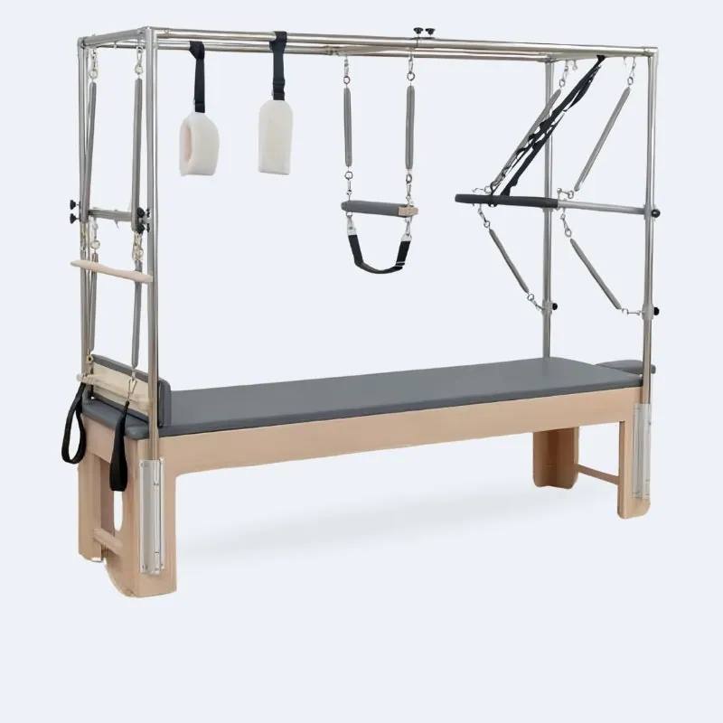 Cadillac Pilates en bois d’érable Mélèze : cadillacs, en couverture du guide