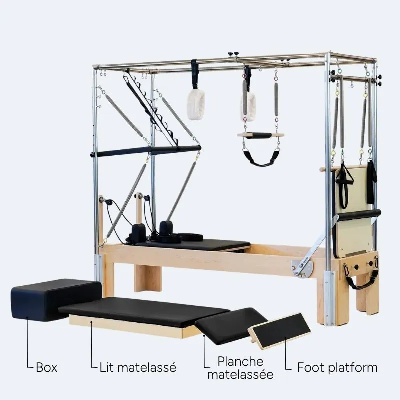 Cadillac Reformer Pilates en bois Méridien, vue 6