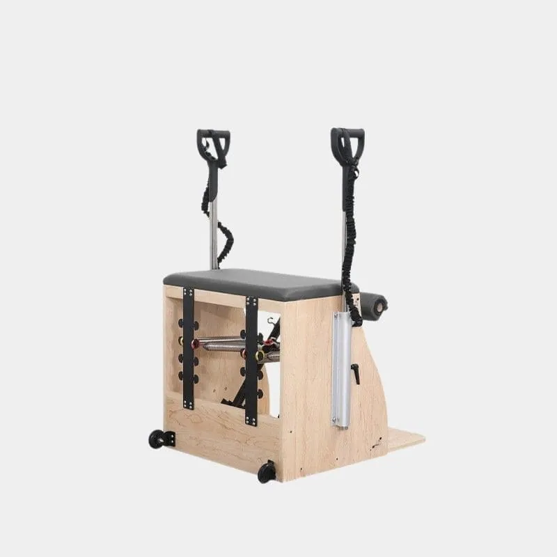 Chaise Pilates en bois d’érable Onde, vue 2