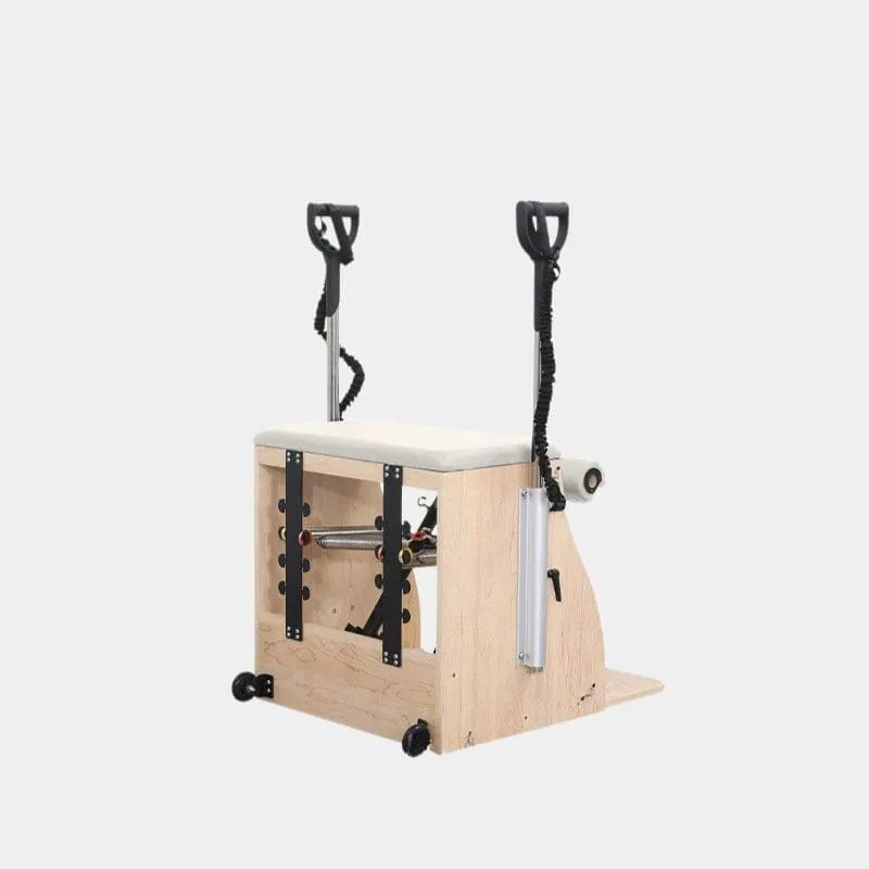 Chaise Pilates en bois d’érable Onde, vue 3