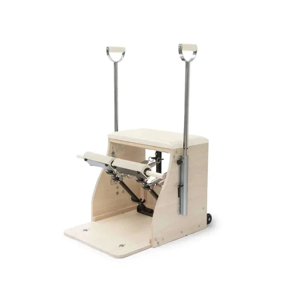 Chaise Pilates Combo en bois avec poignées Pinède, vue 3