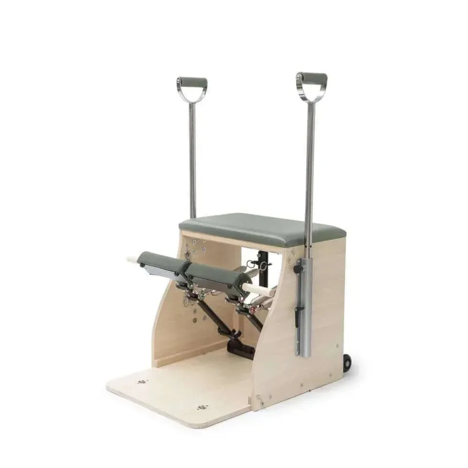 Chaise Pilates Combo en bois avec poignées Pinède, vue 4