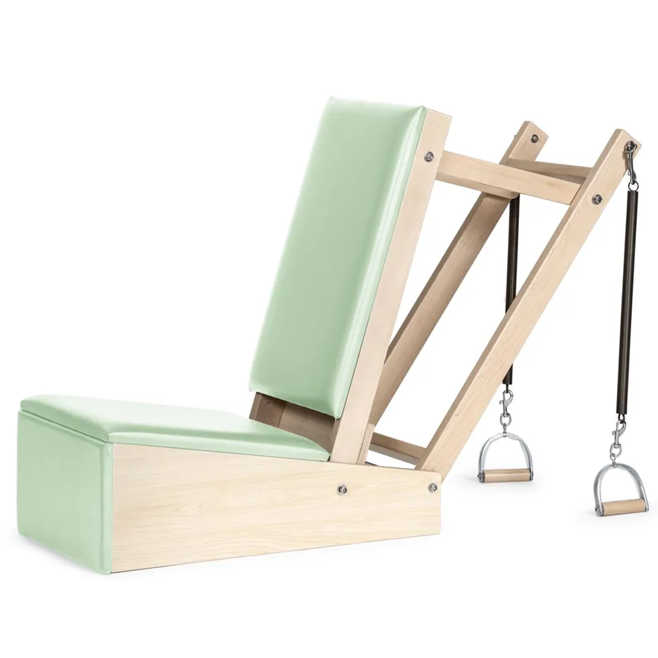 Chaise Pilates compacte en bois Lichen, vue 7