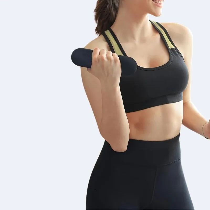 Haltères Pilates en silicone, la paire 1 ou 2 kg, vue 2