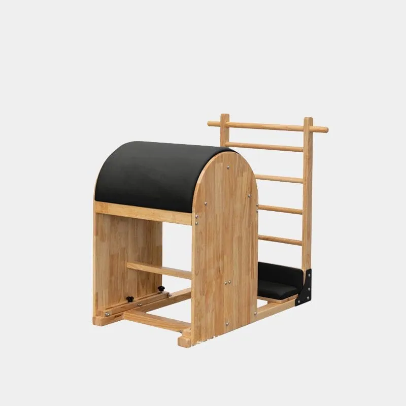Ladder Barrel Pilates en bois et similicuir Orme