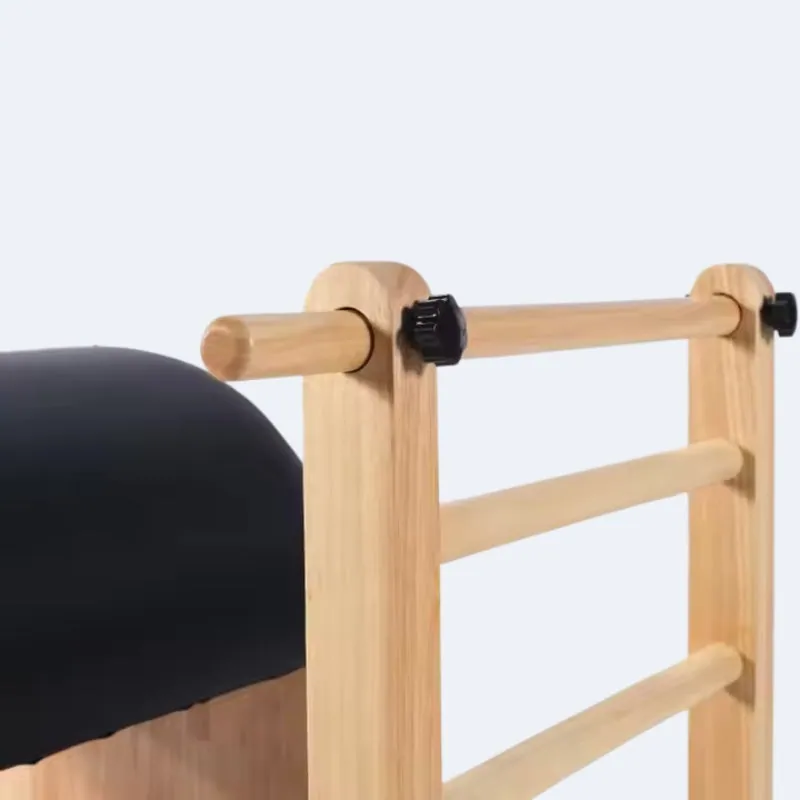 Ladder Barrel Pilates en bois et similicuir Orme, vue 6