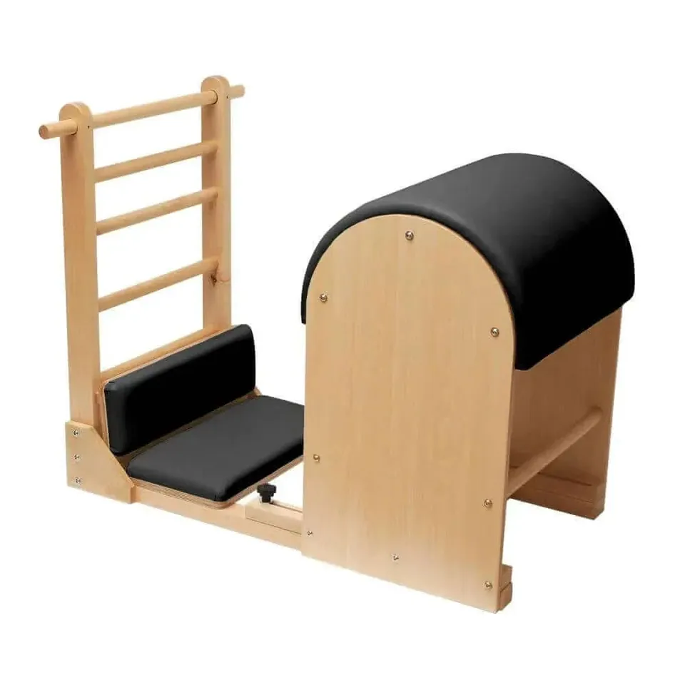 Ladder Barrel Pilates en bois avec plateformes Roche