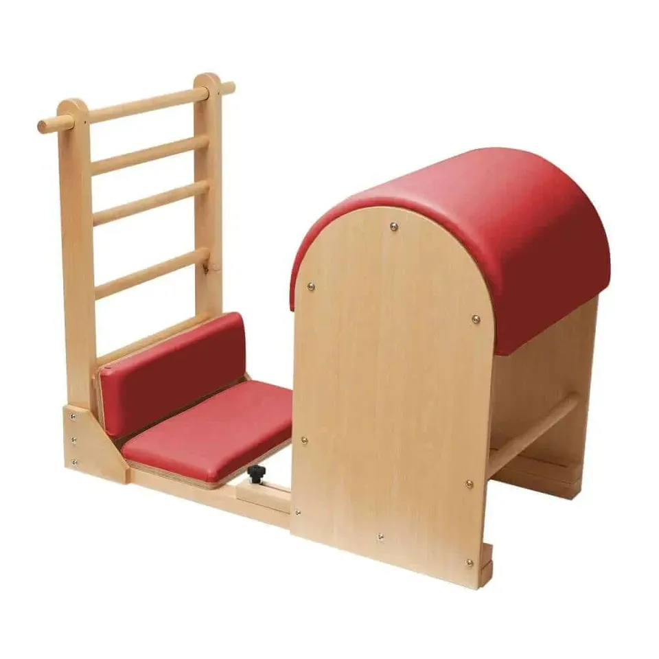 Ladder Barrel Pilates en bois avec plateformes Roche, vue 6