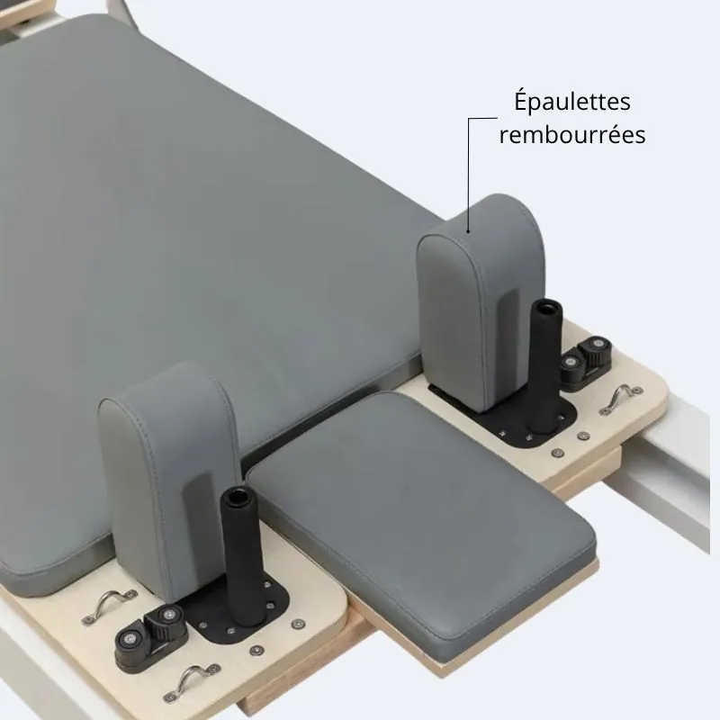 Reformer Pilates aluminium avec tour Archipel, vue 8