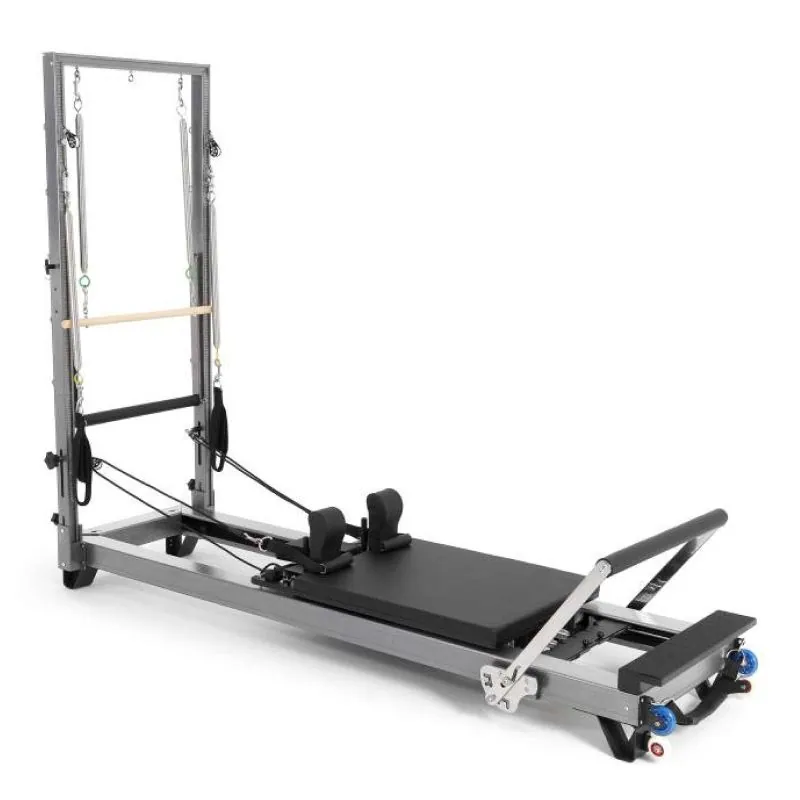 Reformer Pilates en aluminium avec tour Bise, vue 2