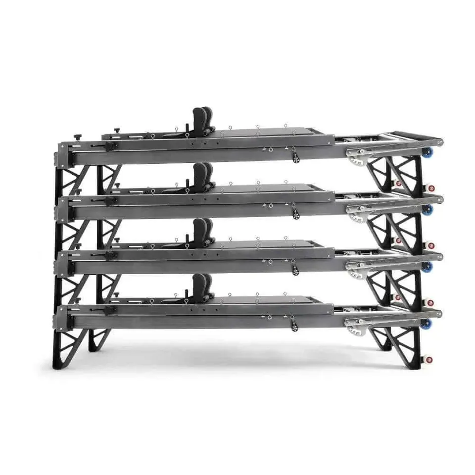 Reformer Pilates en aluminium avec tour Bise, vue 7