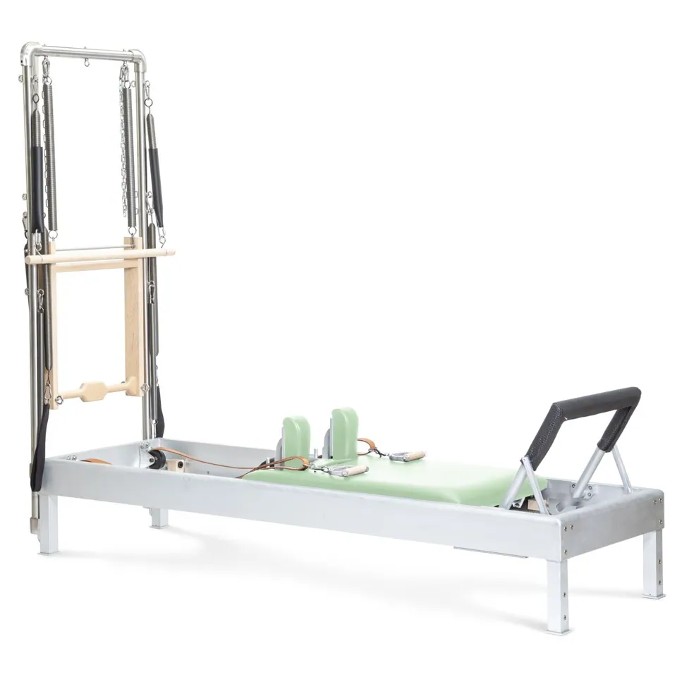 Reformer Pilates classique en aluminium avec tour Fougère, vue 6