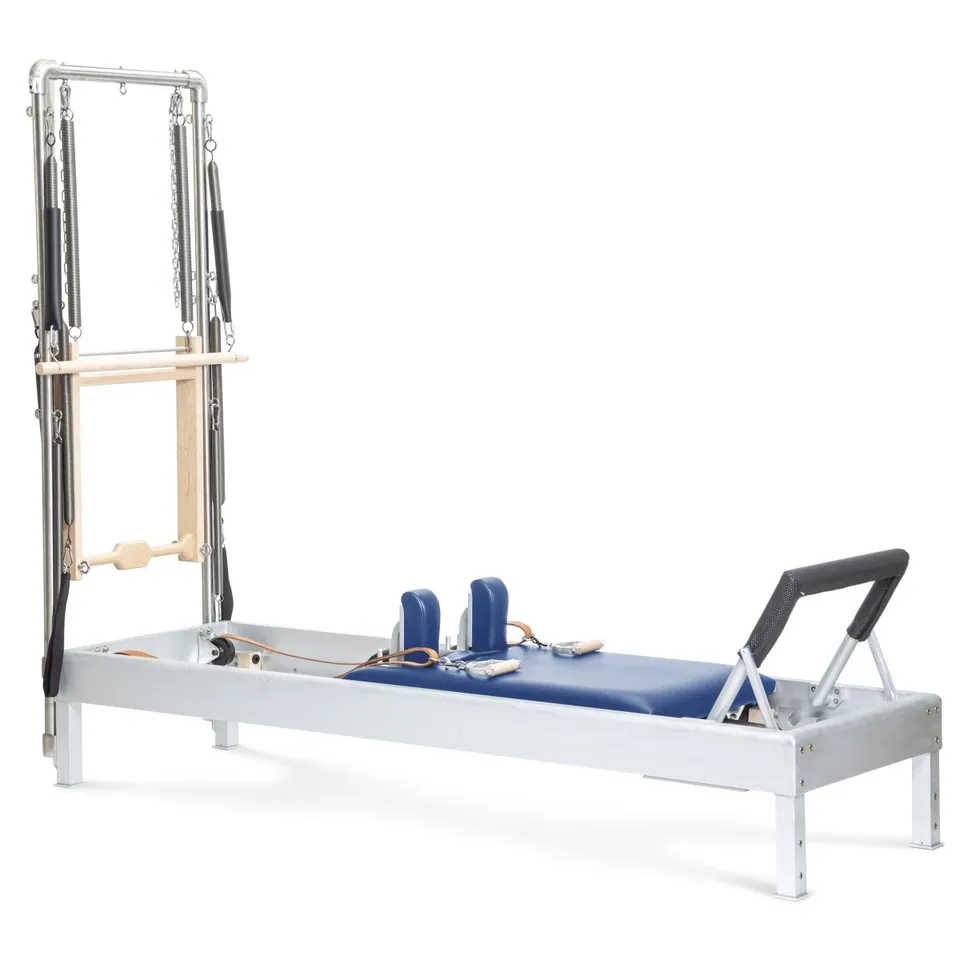 Reformer Pilates classique en aluminium avec tour Fougère, vue 7
