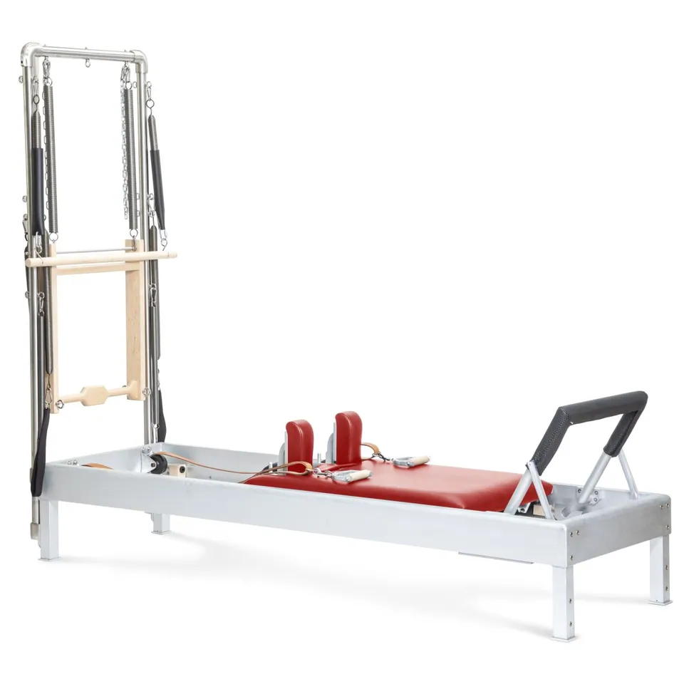 Reformer Pilates classique en aluminium avec tour Fougère, vue 8