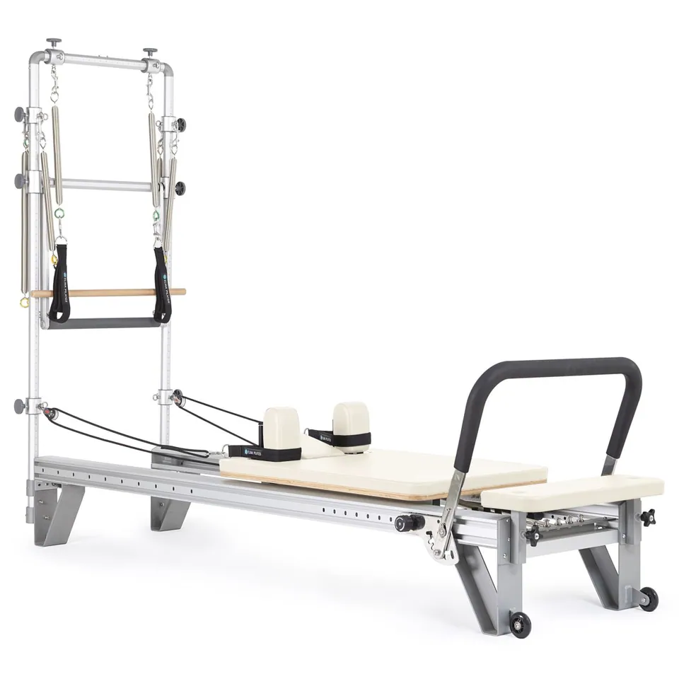 Reformer Pilates aluminium avec tour Sommet, vue 4