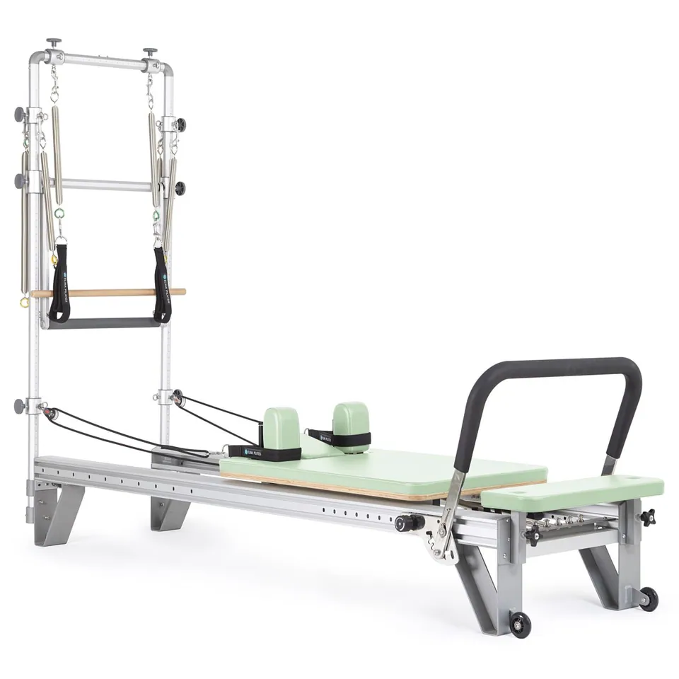 Reformer Pilates aluminium avec tour Sommet, vue 6