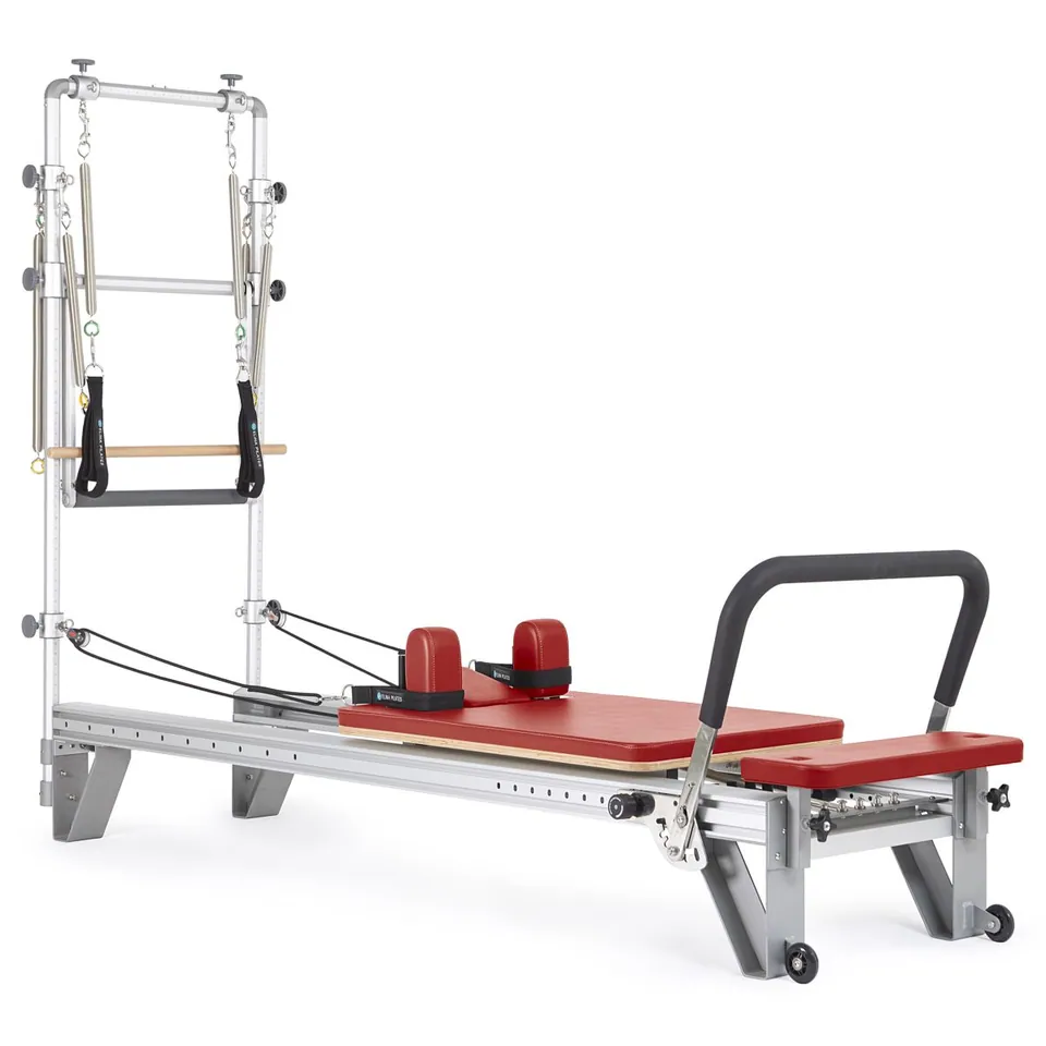 Reformer Pilates aluminium avec tour Sommet, vue 8