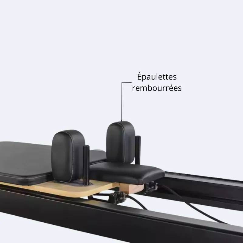 Reformer Pilates en aluminium Basalte, vue 5