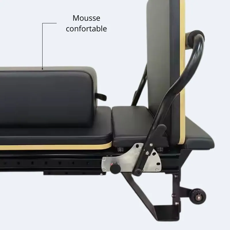 Reformer Pilates en aluminium Basalte, vue 8