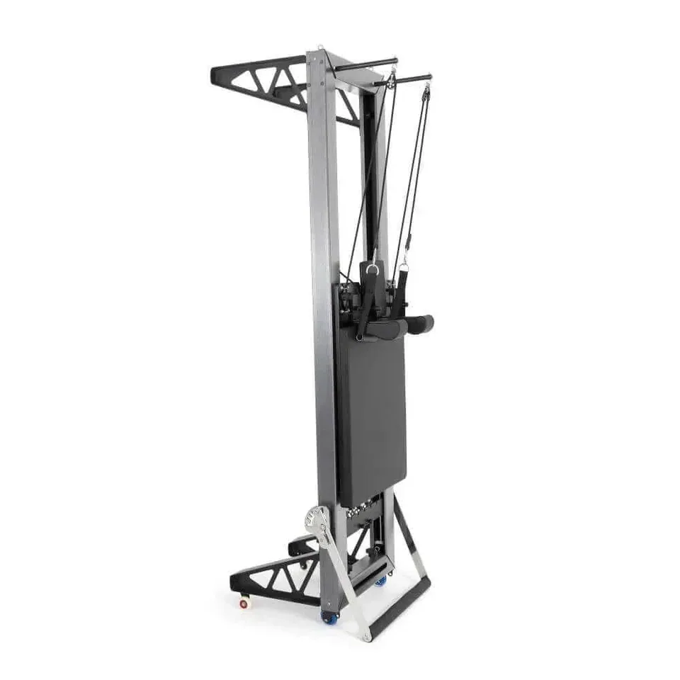 Reformer Pilates en aluminium empilable Delta, vue 5