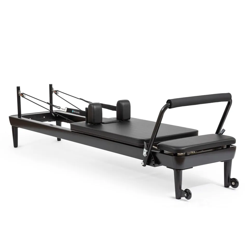 Reformer Pilates en aluminium rangeable à la verticale Toundra, vue 6
