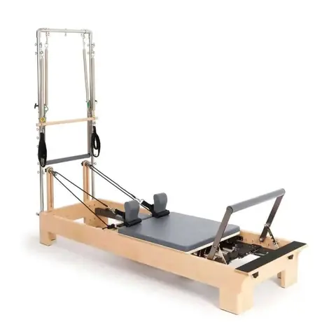 Reformer Pilates avec tour en bois d'érable Lande