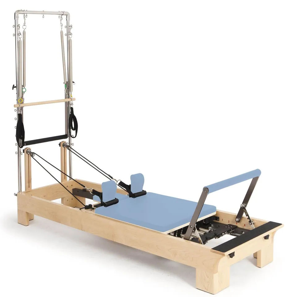 Reformer Pilates avec tour en bois d'érable Lande, vue 5