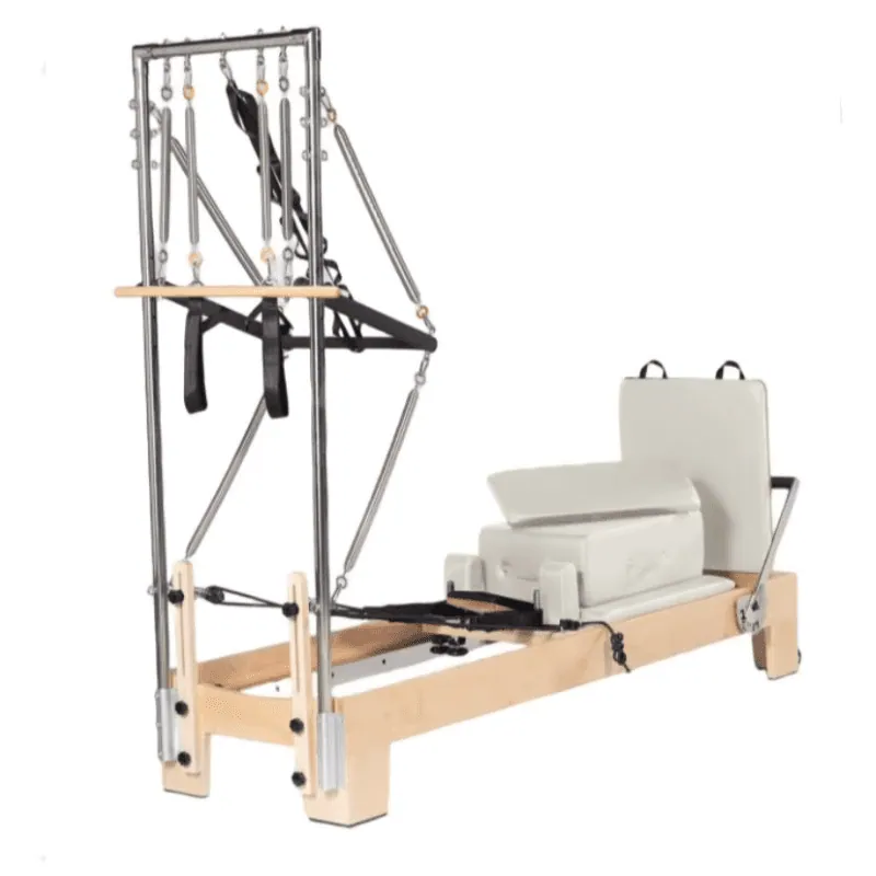 Reformer Pilates avec tour en érable Havre, vue 3