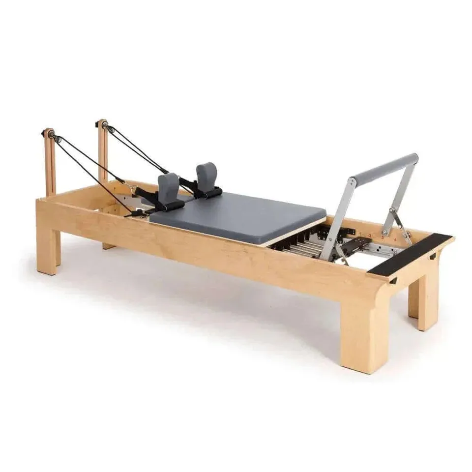 Reformer Pilates en bois d’érable Aube, vue 2