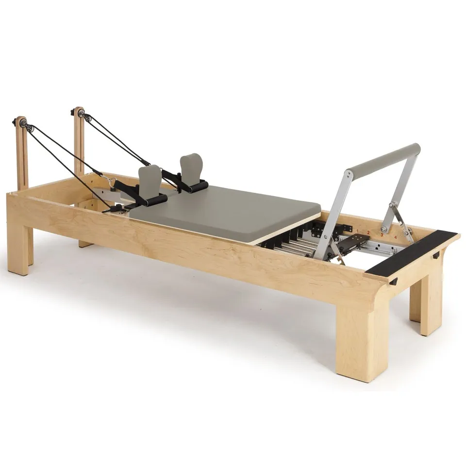 Reformer Pilates en bois d’érable Aube, vue 3