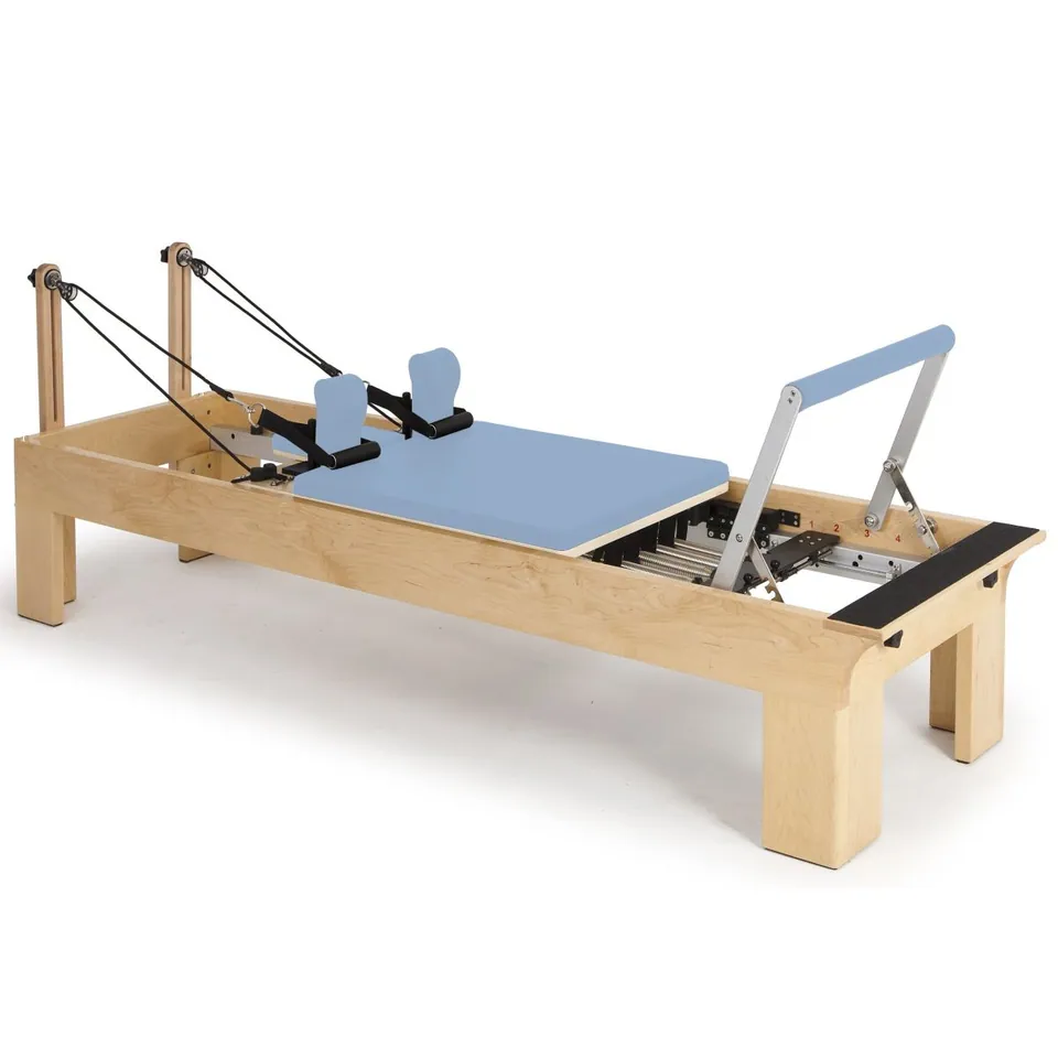 Reformer Pilates en bois d’érable Aube, vue 5