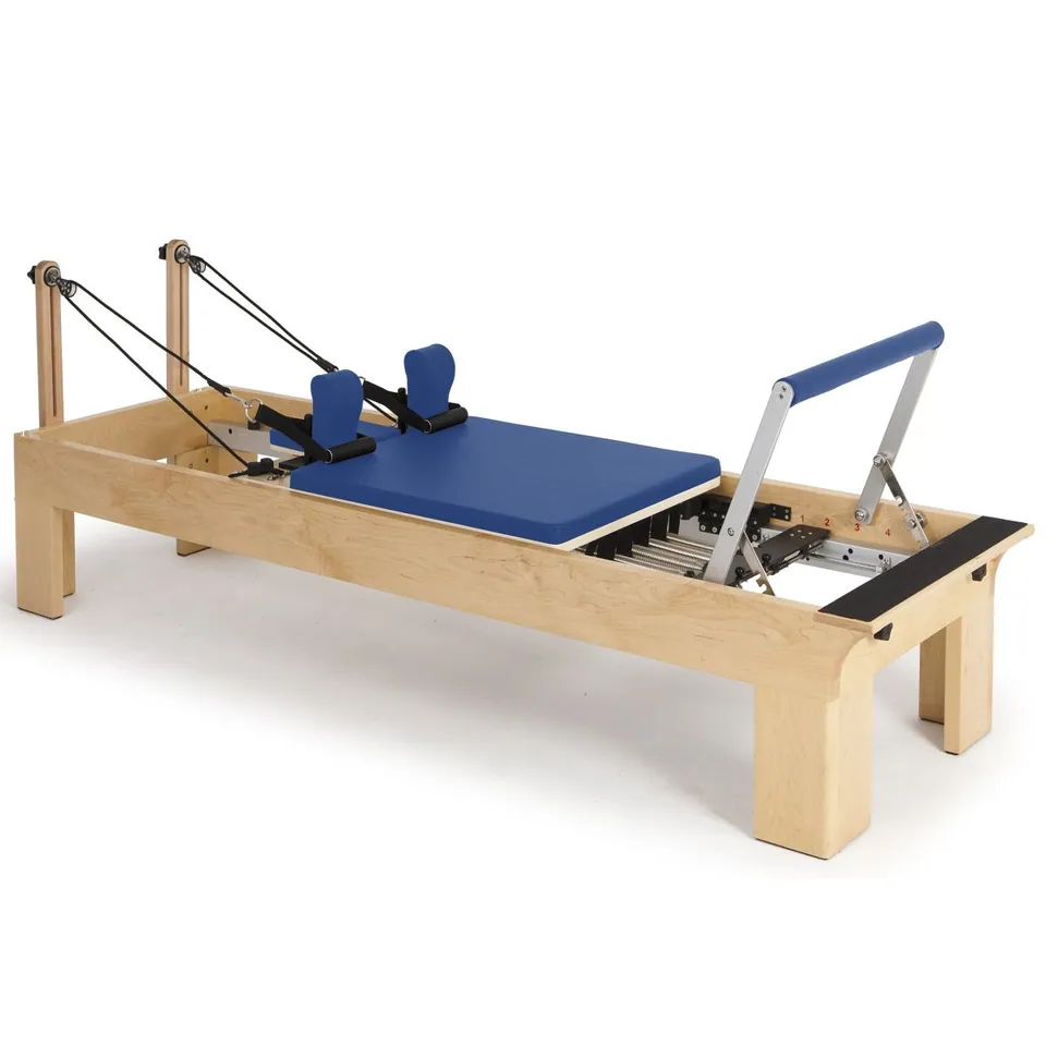 Reformer Pilates en bois d’érable Aube, vue 7