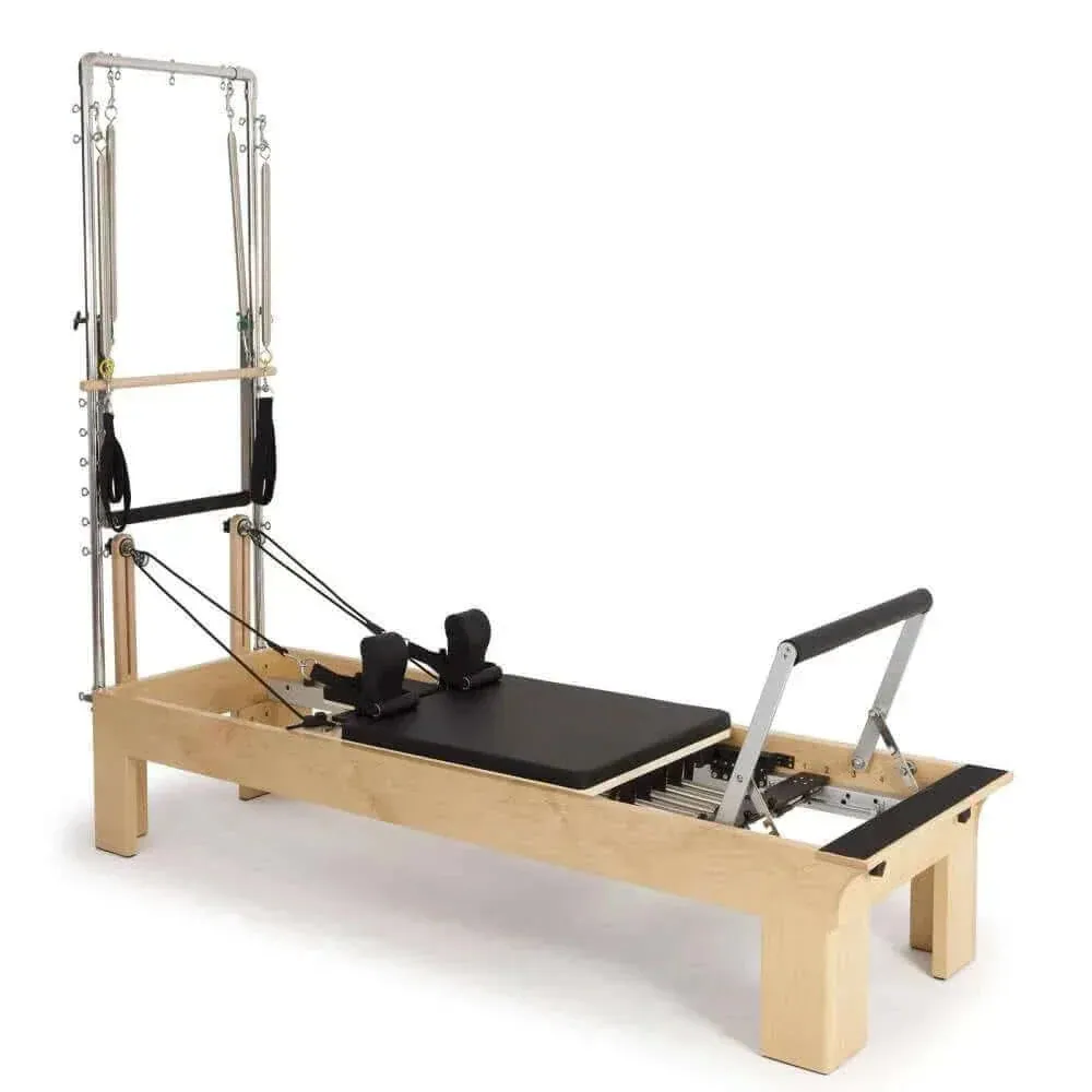 Reformer Pilates en bois avec tour Calanque
