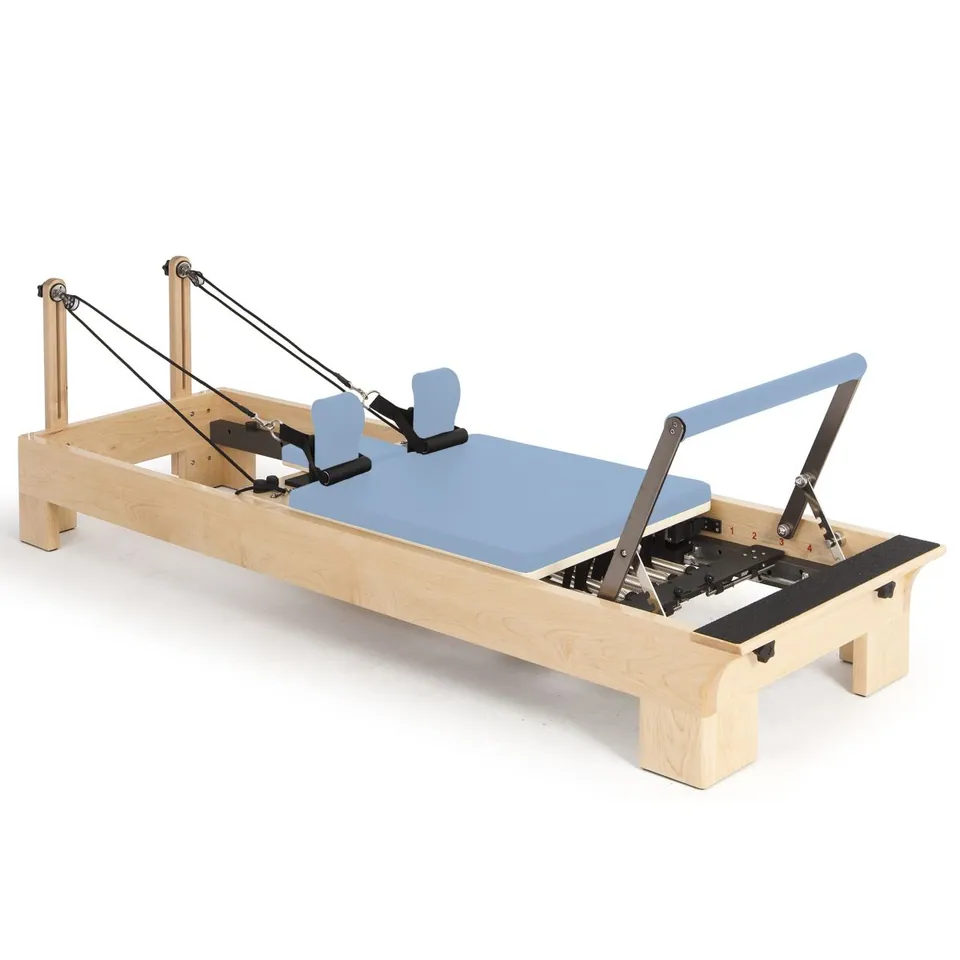 Reformer Pilates en bois d'érable Cèdre, vue 5