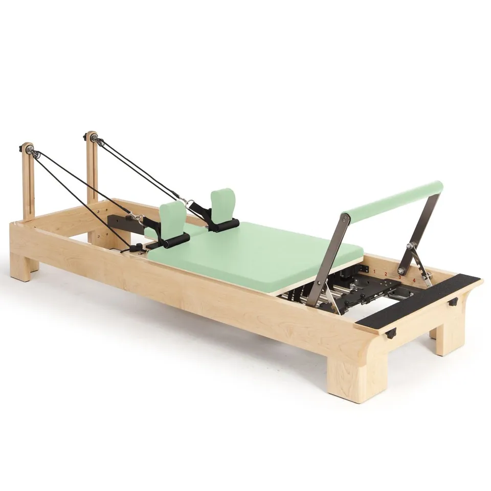 Reformer Pilates en bois d'érable Cèdre, vue 6