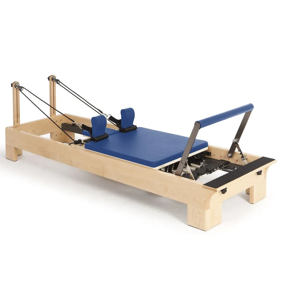 Reformer Pilates en bois d'érable Cèdre, vue 7