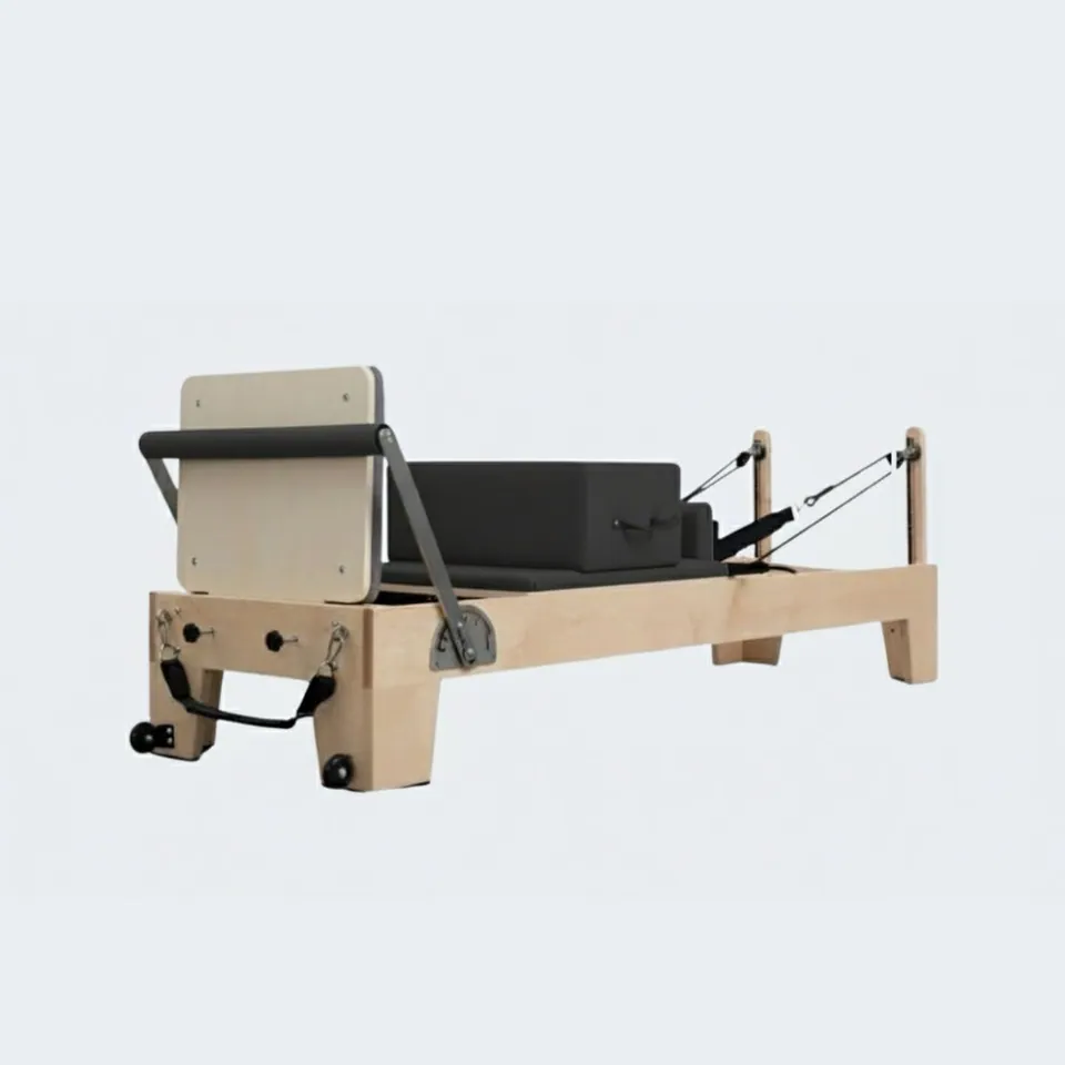 Reformer Pilates en bois d'érable Isard