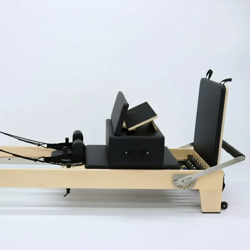 Reformer Pilates en bois d'érable Isard, vue 7