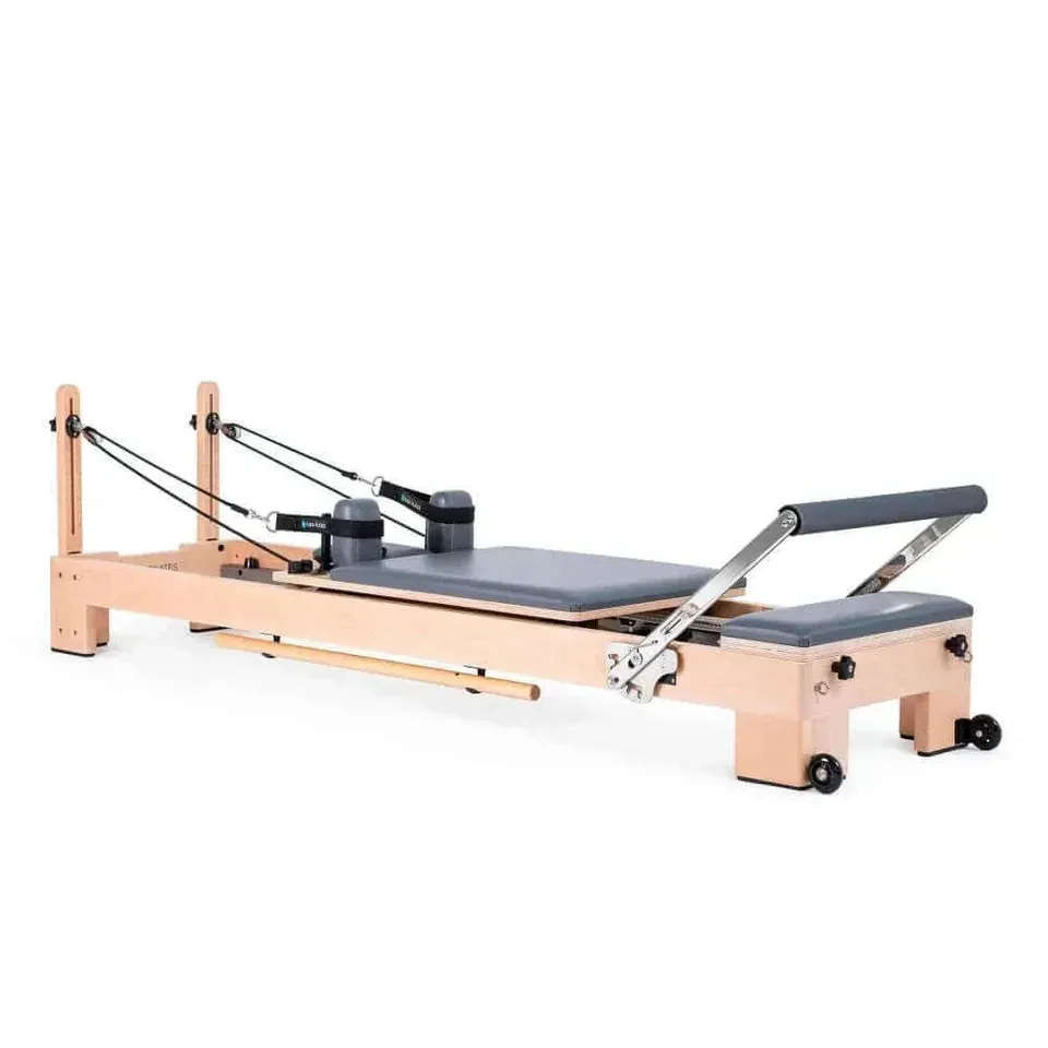 Reformer Pilates en bois de hêtre Saule, vue 2