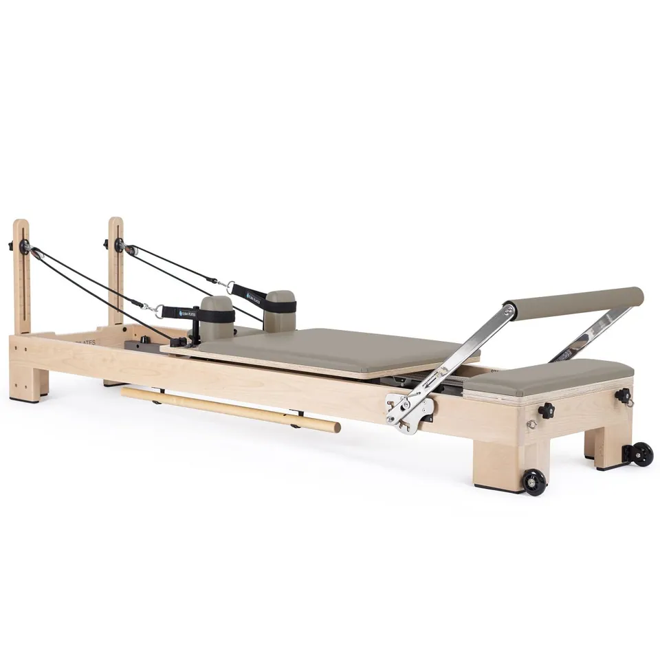 Reformer Pilates en bois de hêtre Saule, vue 3