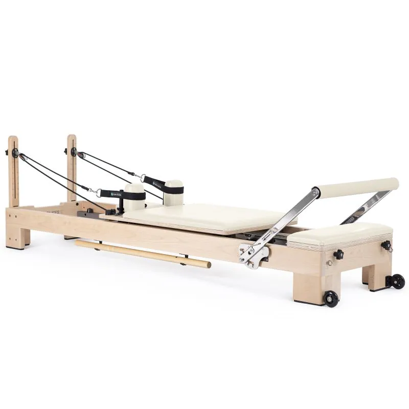 Reformer Pilates en bois de hêtre Saule, vue 4