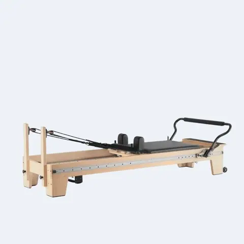 Reformer Pilates en bois à rail ajustable Tamaris