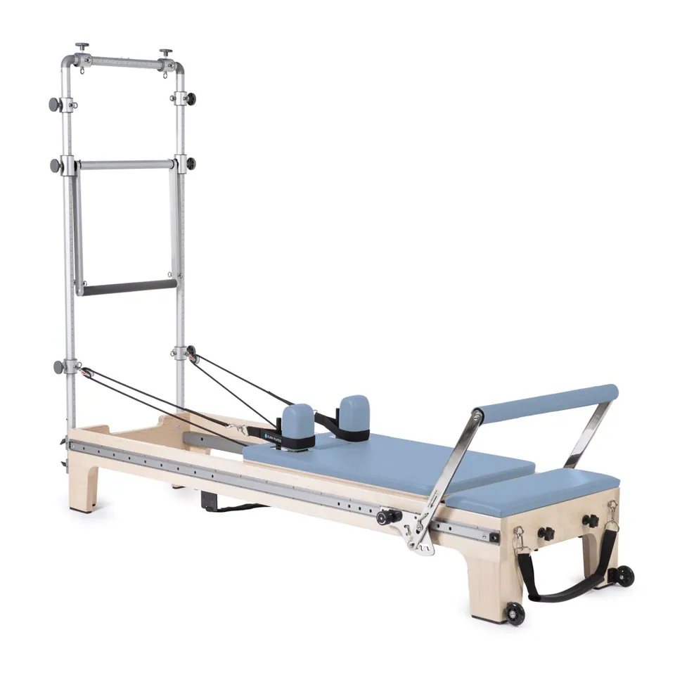 Reformer Pilates en bois avec tour intégrée Corail, vue 5