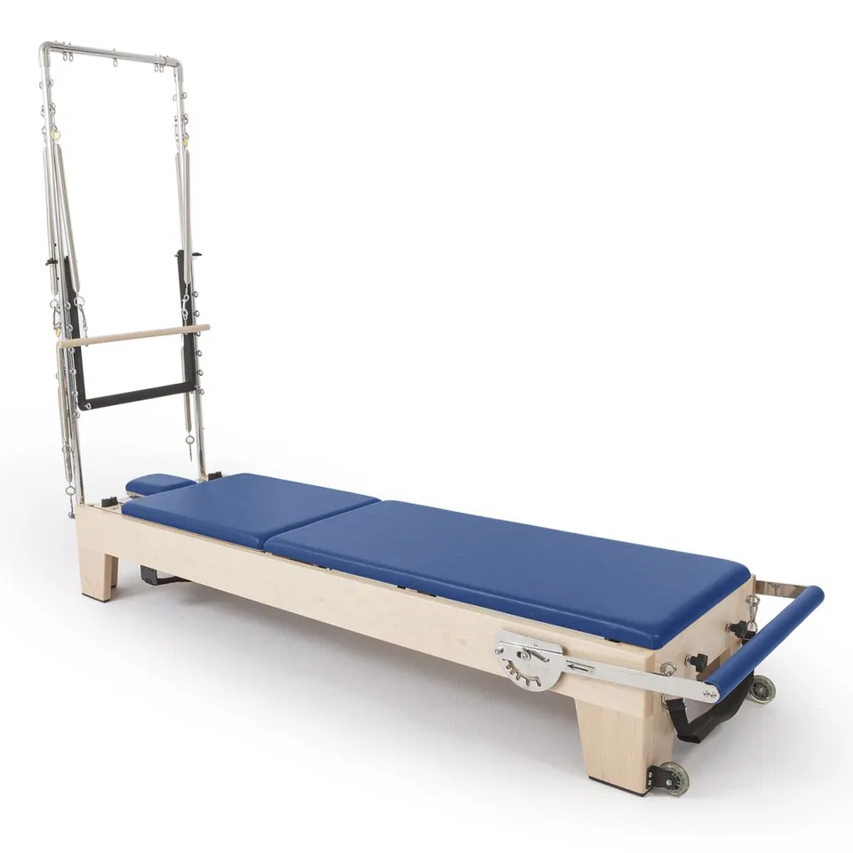 Reformer Pilates en bois avec tour empilable Horizon, vue 7