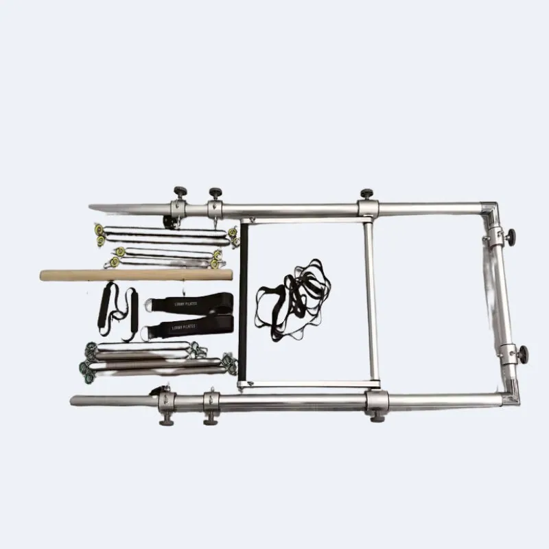 Reformer Pilates en chêne et érable avec tour Bocage, vue 5