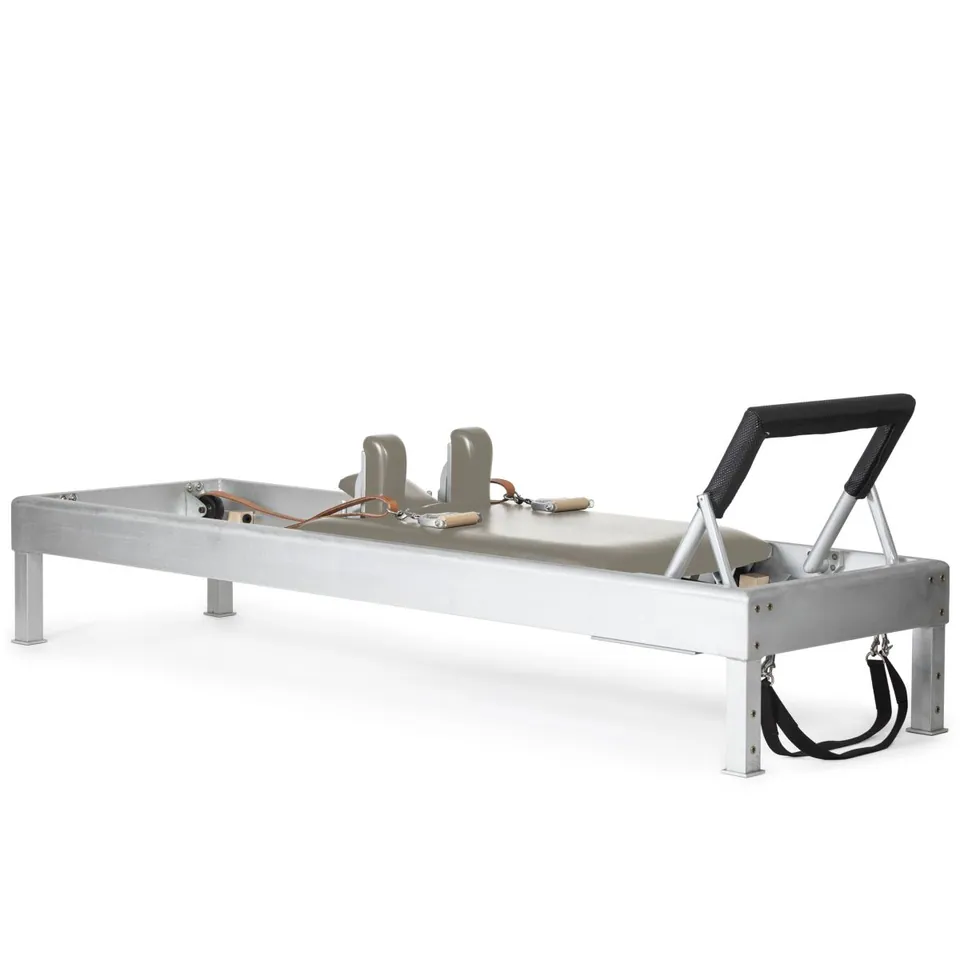Reformer Pilates classique en aluminium Givre, vue 3