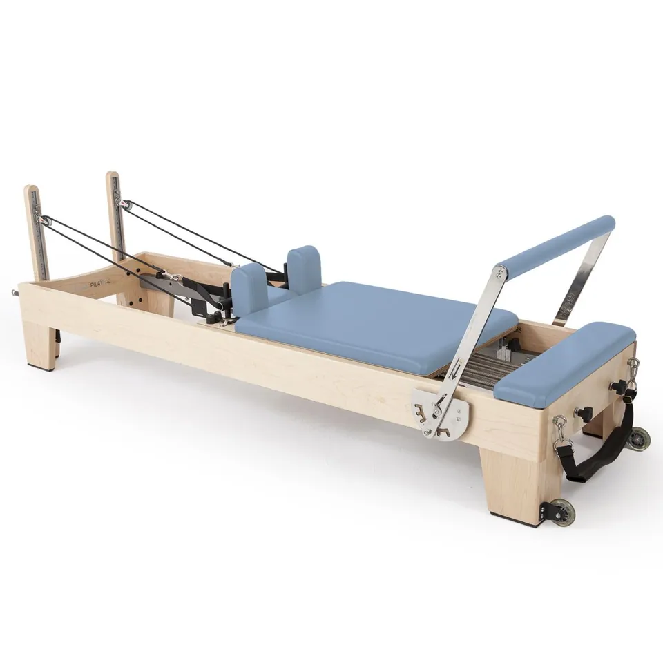 Reformer Pilates empilable en bois d'érable Cyprès, vue 8