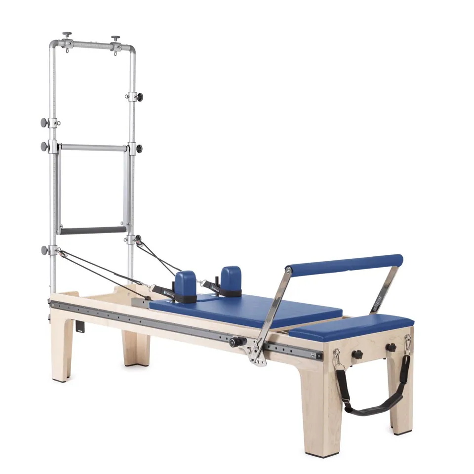 Reformer Pilates en érable avec tour Doline, vue 7